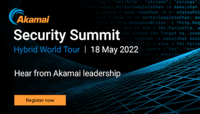 Get the latest on #ZeroTrust from experts @msundara &amp; @PashaGur at Security Summit on May 18. Register today! @Akamai #AkamaiSecurityLive #cybersecuri...